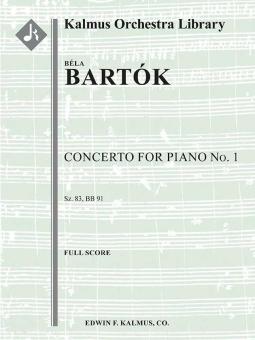 Concerto for Piano No. 1 Sz.83 