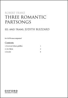 Three Romantic Partsongs 