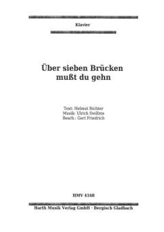 Über sieben Brücken musst du gehn 