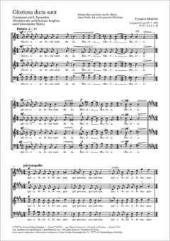 Gloriosa dicta sunt Standard