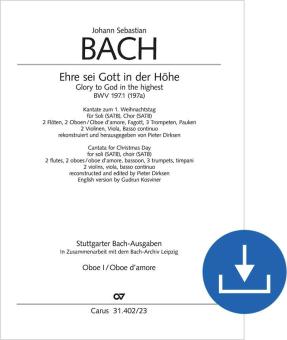 Ehre sei Gott in der Höhe BWV 197a, BWV3 197.1 