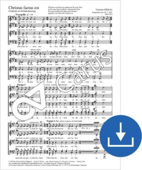 Christus factus est Download