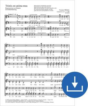 Tristis est anima mea Download