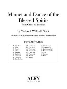 Minuet and Dance of the Blessed Spirits 