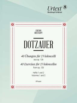 40 Übungen für 2 Violoncelli aus op. 126 - Hefte 1 und 2 
