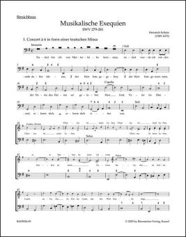 Musikalische Exequien SWV 279-281 Standard