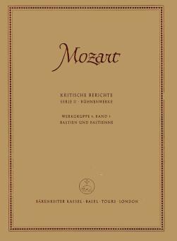 Bastien und Bastienne KV 50 (46b) - Kritischer Bericht 