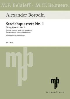 Streichquartett Nr. 1 A-Dur 
