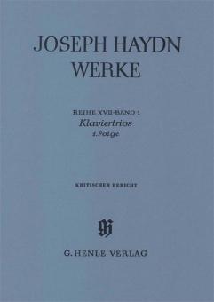 Klaviertrios 1. Folge - Kritischer Bericht 