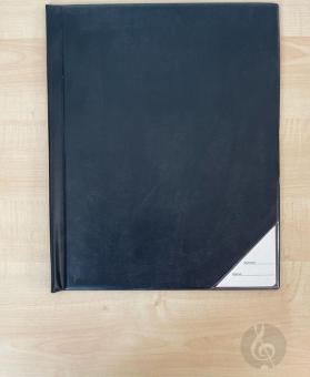 Notenmappe Quart-Format hoch 3 cm Rücken 