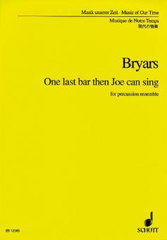 One Last Bar Then Joe Can Sing Standard