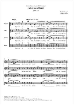 Lobet den Herrn Standard