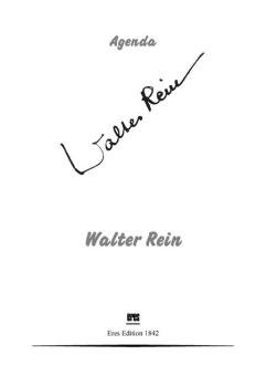 Agenda - Walter Rein 