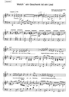 Welch ein Geschenk ist ein Lied 
