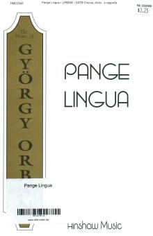 Pange Lingua 