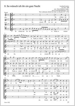 So wünsch ich ihr ein gute Nacht 