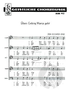 Übers Gebirg Maria geht 