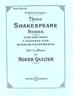 3 Shakespeare Songs op. 6 