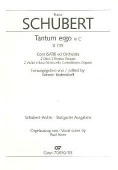 Tantum ergo in C-Dur D739 