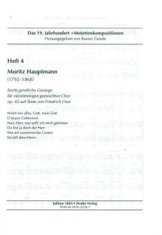 Sechs geistliche Gesänge 