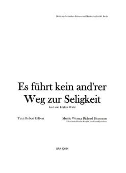 Es führt kein anderer Weg zur Seligkeit 