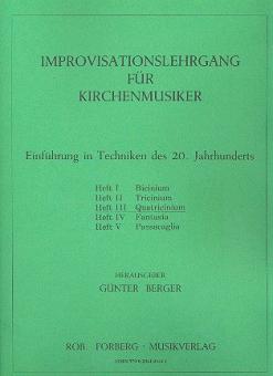 Improvisationslehrgang für Kirchenmusiker Heft 3 