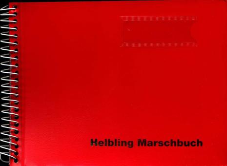 Marschbuch rot - 10 Taschen 