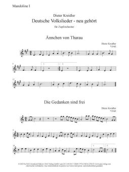 Deutsche Volkslieder - neu gehört 