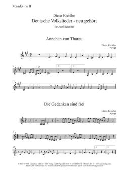 Deutsche Volkslieder - neu gehört 