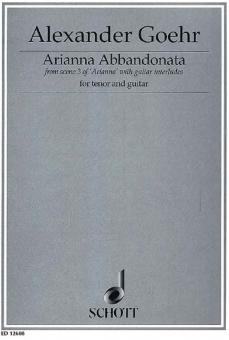 Arianna Abbandonata op. 58 c 