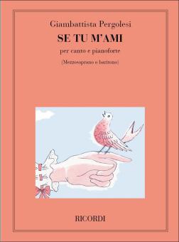 Se Tu M'ami Medium Voice Piano Italian 