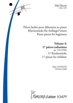 Klavierstücke für Anfänger*innen Vol. 3: 17 Kinderstücke 