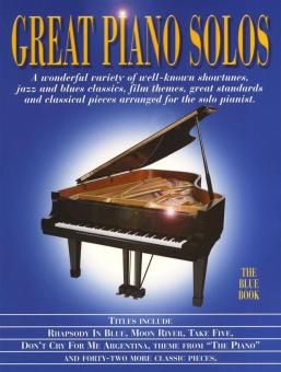 Great Piano Solos Blue Book 