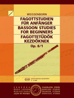 Fagottstudien für Anfänger I op. 8-1 