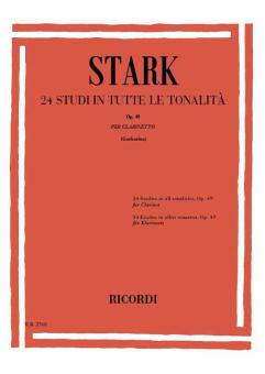 24 Studi In Tutte Le Tonalita' A op. 49 per Cl 