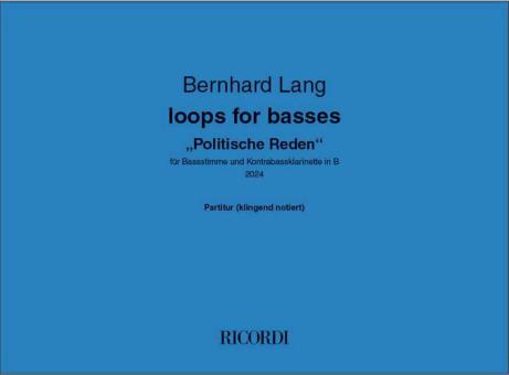 Loops for basses - "Politische Reden" 