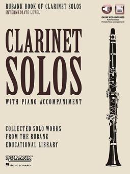 Rubank Book Of Clarinet Solos - Intermediate Level 