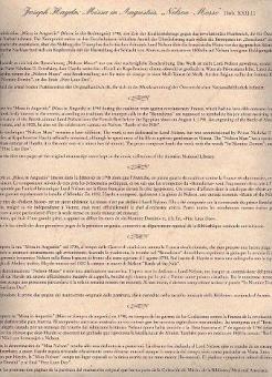 Missa in Augustiis (Nelson Messe) Hob.XXII:II 