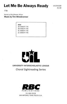 Let Me Be Always Ready 