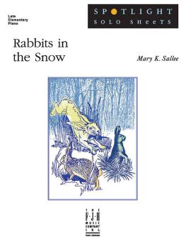 Rabbits in the Snow 