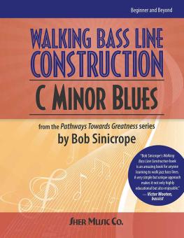 Walking Bass Line Construction: C Minor Blues 