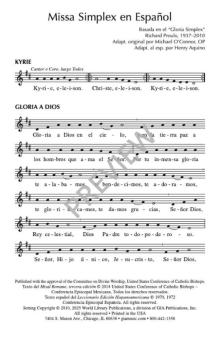 Missa Simplex en Español 