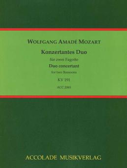 Konzertantes Duo nach KV 191 