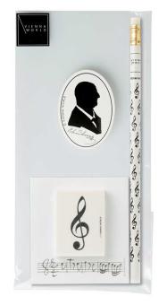 Geschenkset Bruckner/Notenzeile 3-teilig 