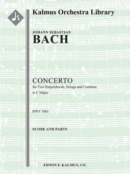 Concerto for 2 Harpsichords in C, BWV 1061 