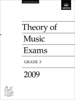Theory of Music Exams, Grade 3, 2009 