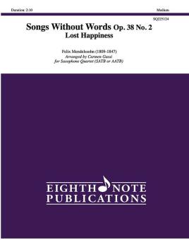 Lieder ohne Worte op. 38 Nr. 2: Verlorenes Glück 