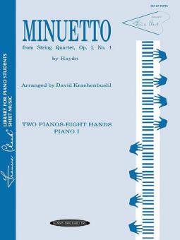 Menuett aus dem Streichquartett op.1 Nr.1 Download