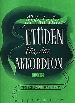 Melodische Etüden für das Akkordeon 3 