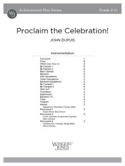 Proclaim the Celebration! 